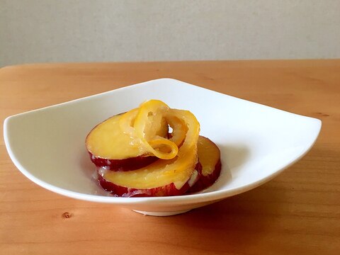 さつまいもと柚子のはちみつ煮